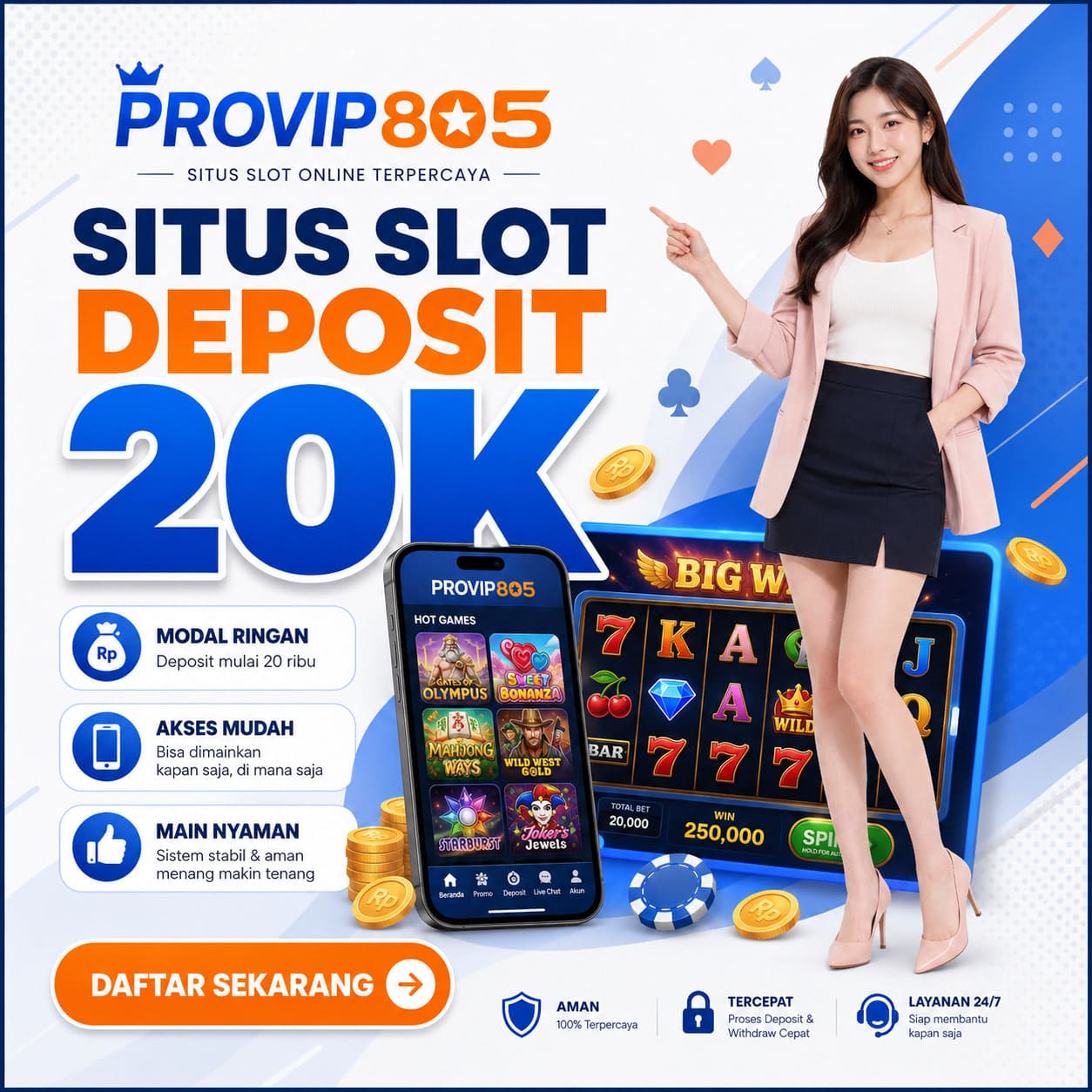 PROVIP805 Situs Slot Deposit 20K Praktis untuk Hiburan Online Modern