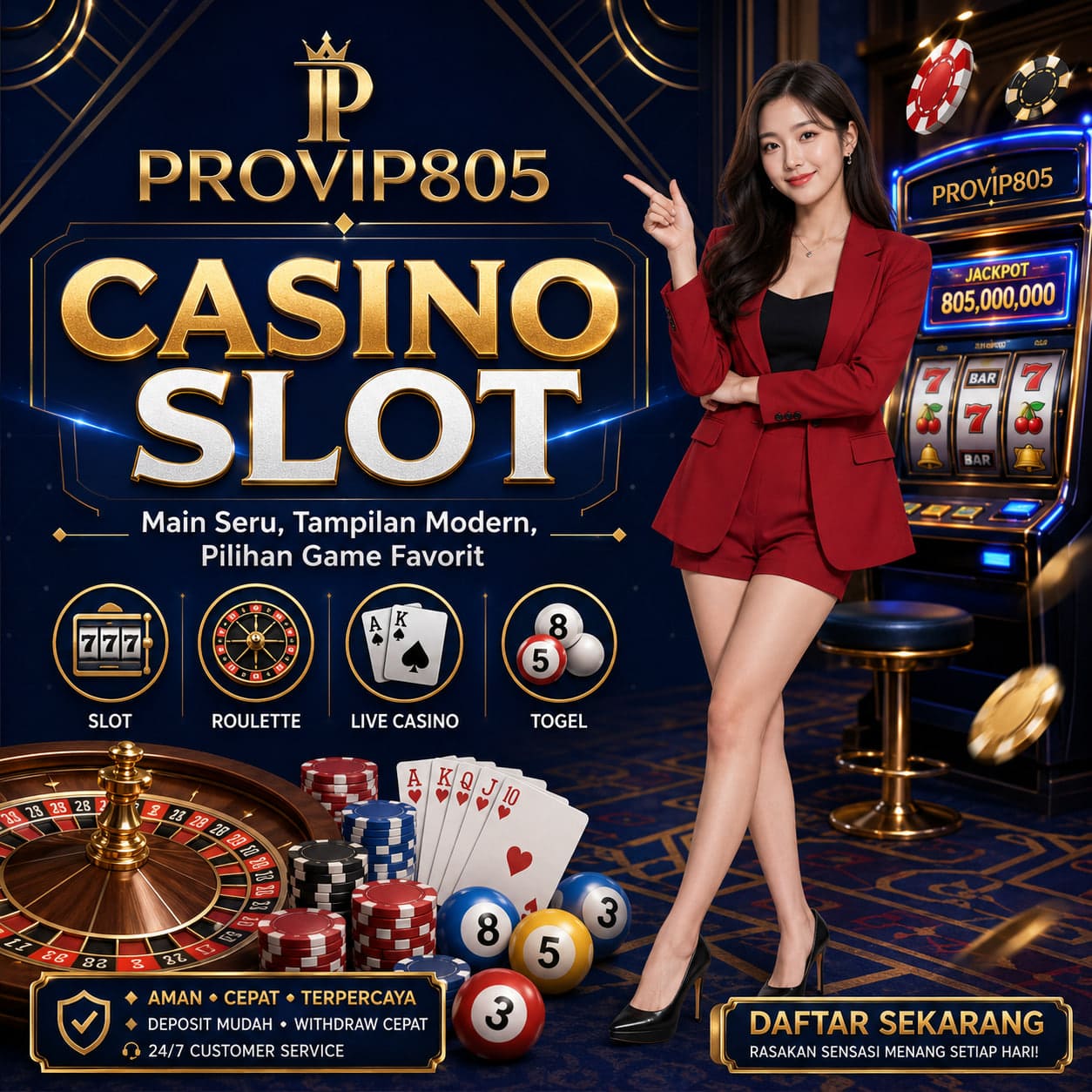 PROVIP805 Casino Slot Modern yang Makin Populer