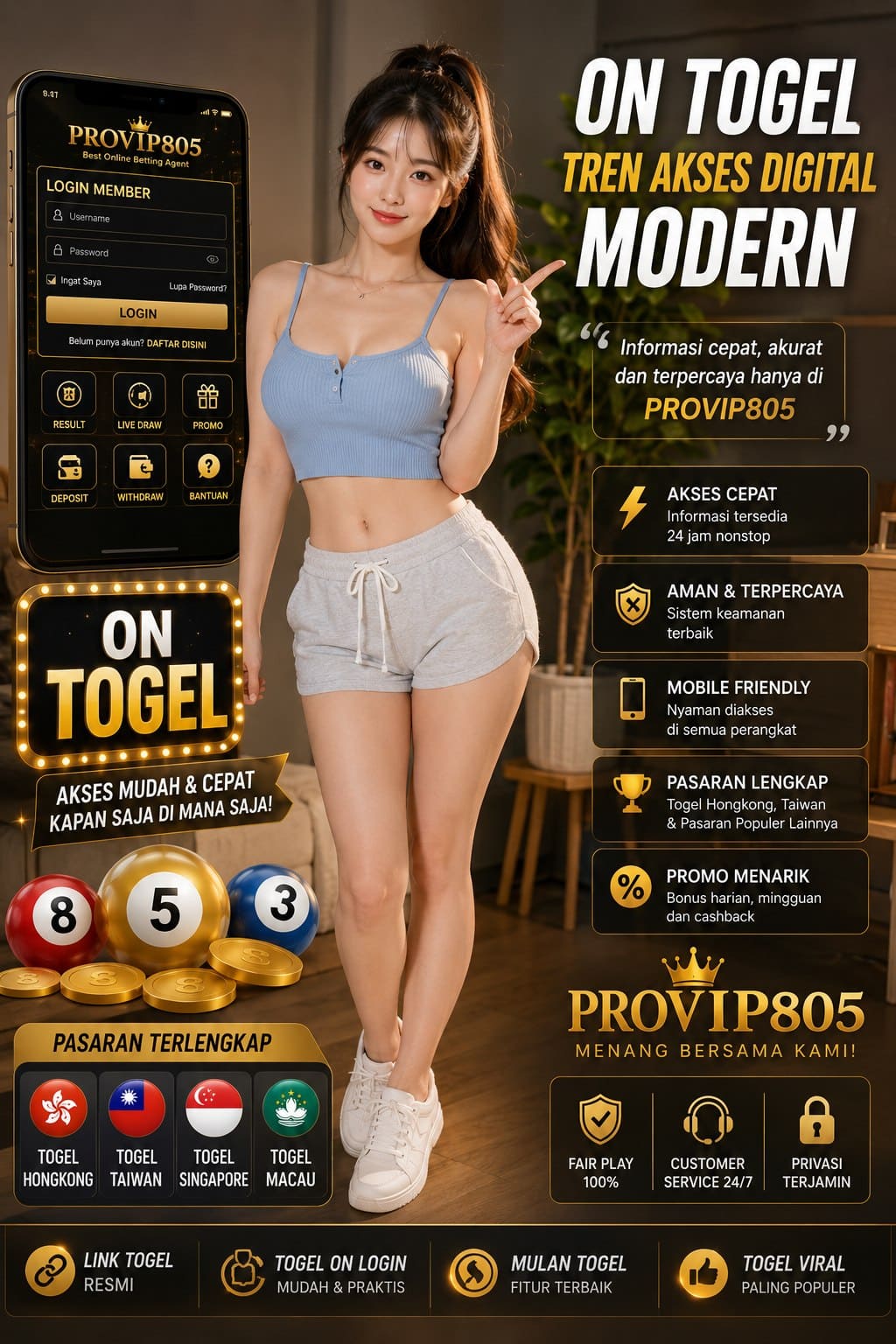 PROVIP805 Mengulas On Togel dan Tren Akses Digital