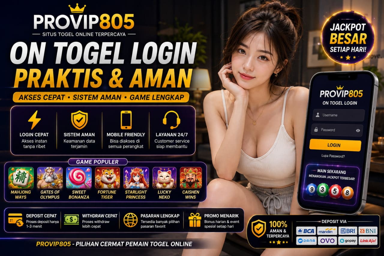 PROVIP805 On Togel Login Cepat dan Praktis