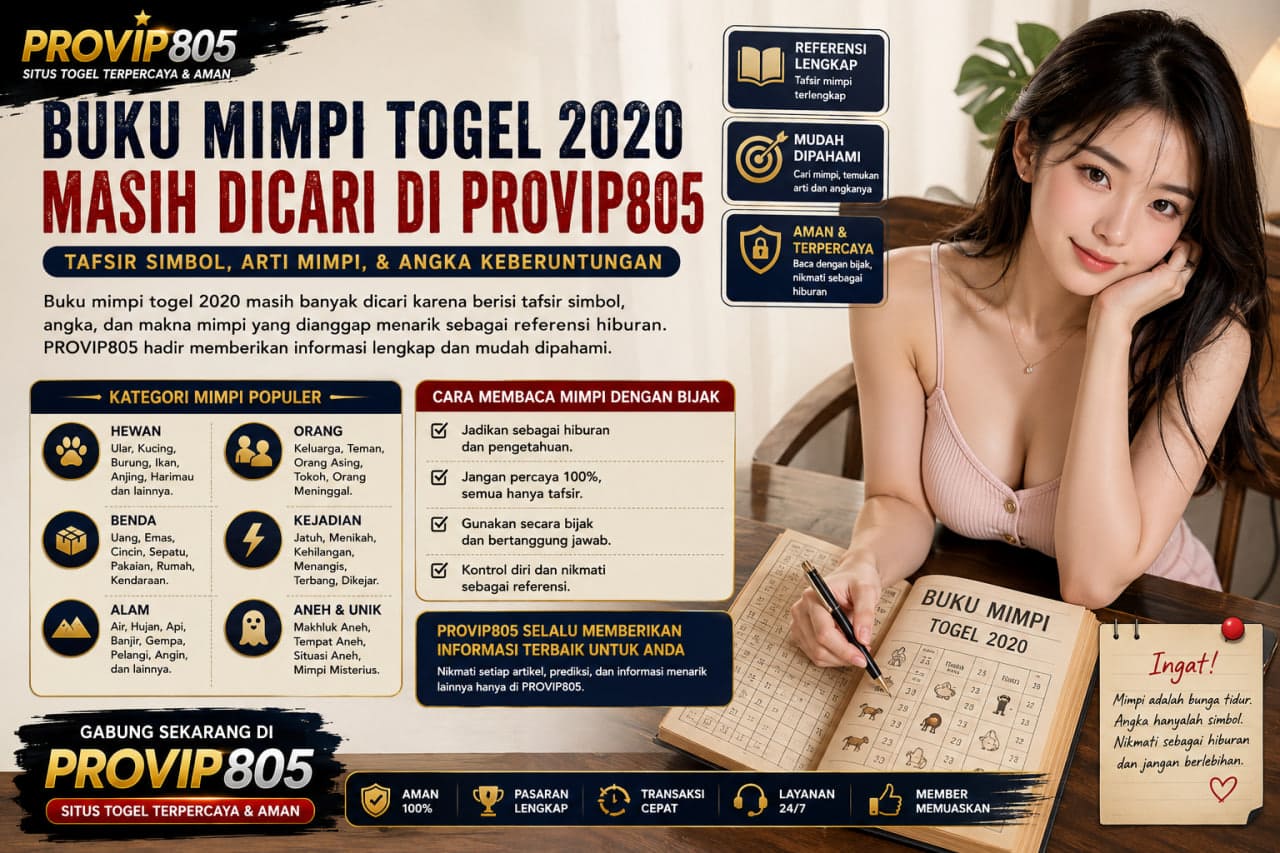 Buku Mimpi Togel 2020 Masih Dicari di PROVIP805