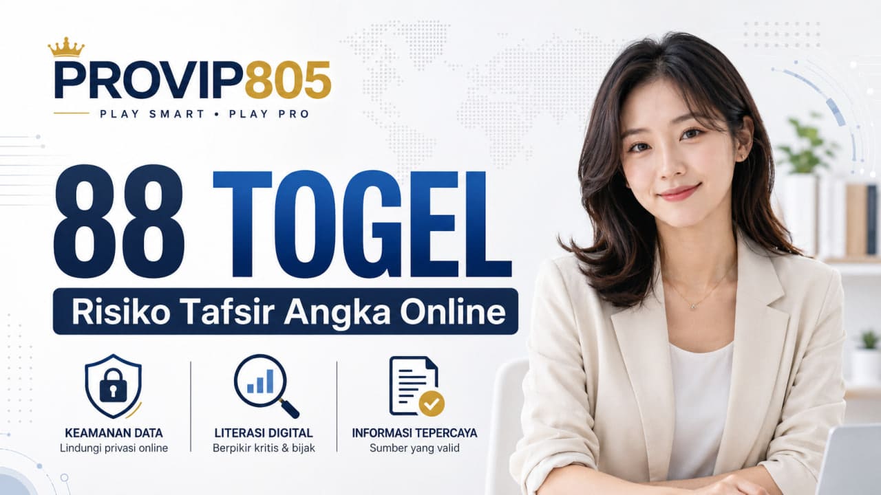 PROVIP805 Bahas 88 Togel dan Risiko Angka Online
