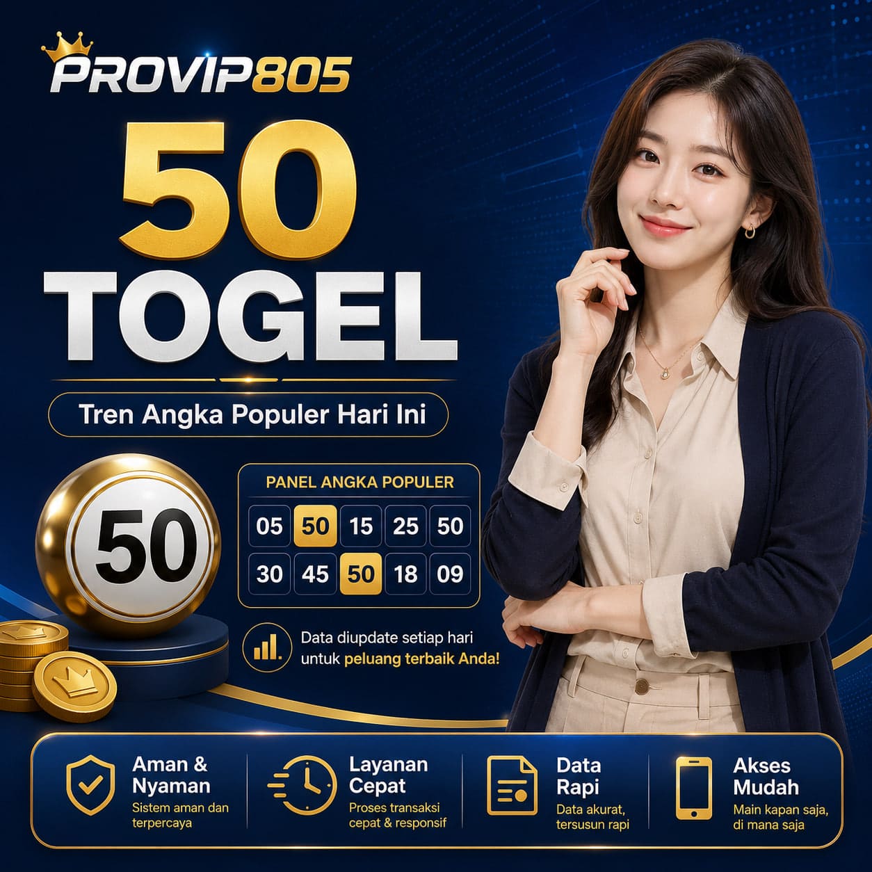 PROVIP805 Bahas Tren 50 Togel di Dunia Digital